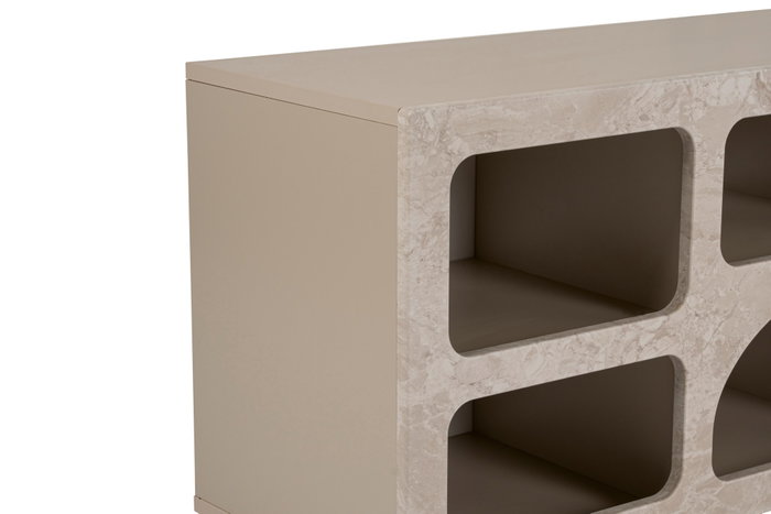 Hanah Home Consola Ferlis Travertino